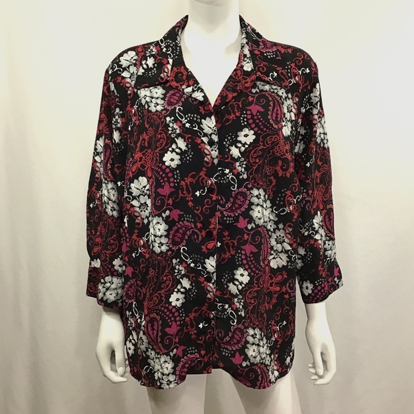 White Stag Blouse With Attached Tank Top - Picture 1 of 12